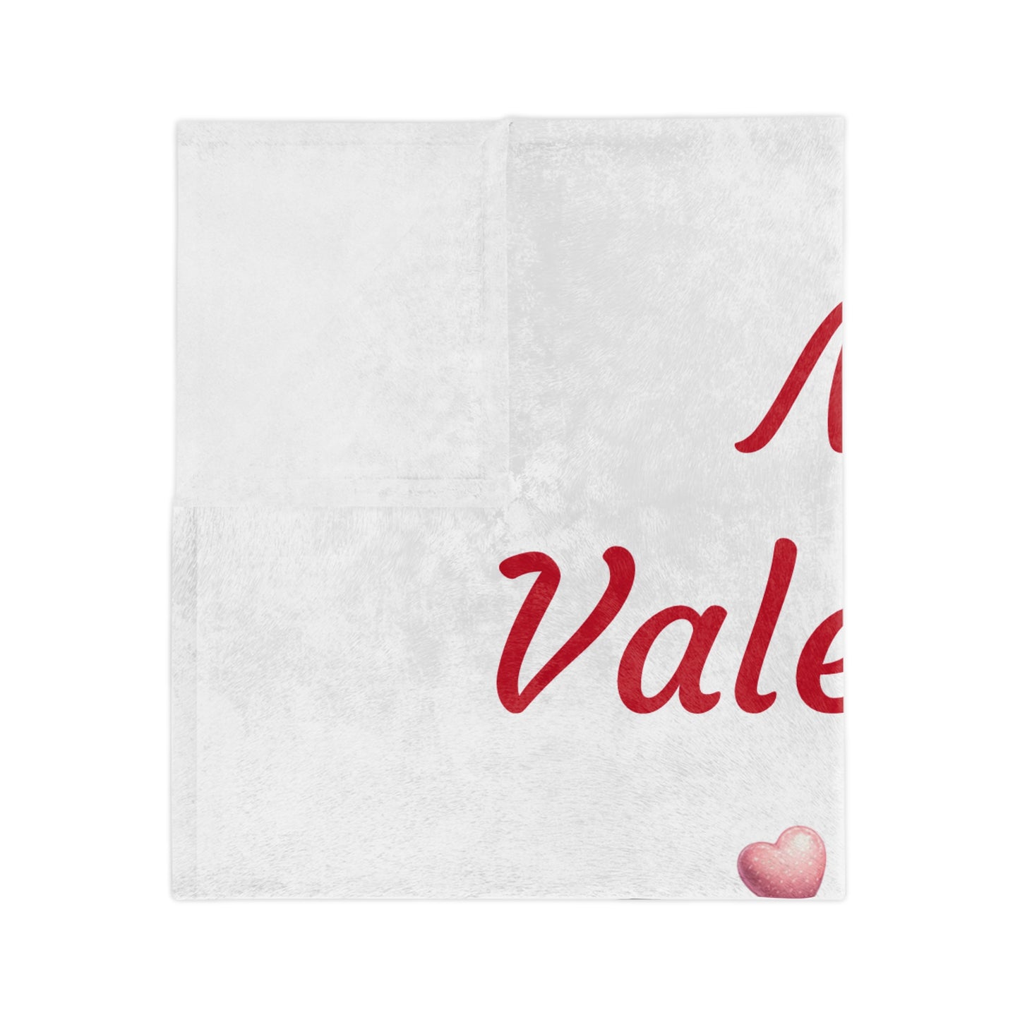 My Valentine Bunny Velveteen Blanket