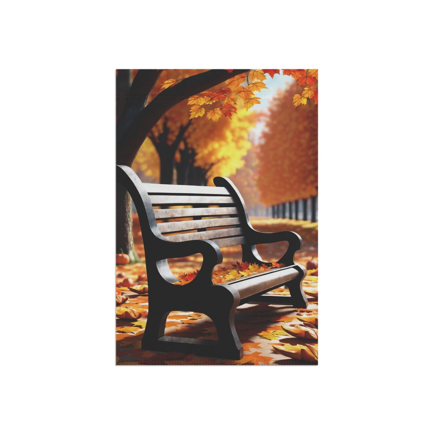 Autumn in the Park Garden Flag
