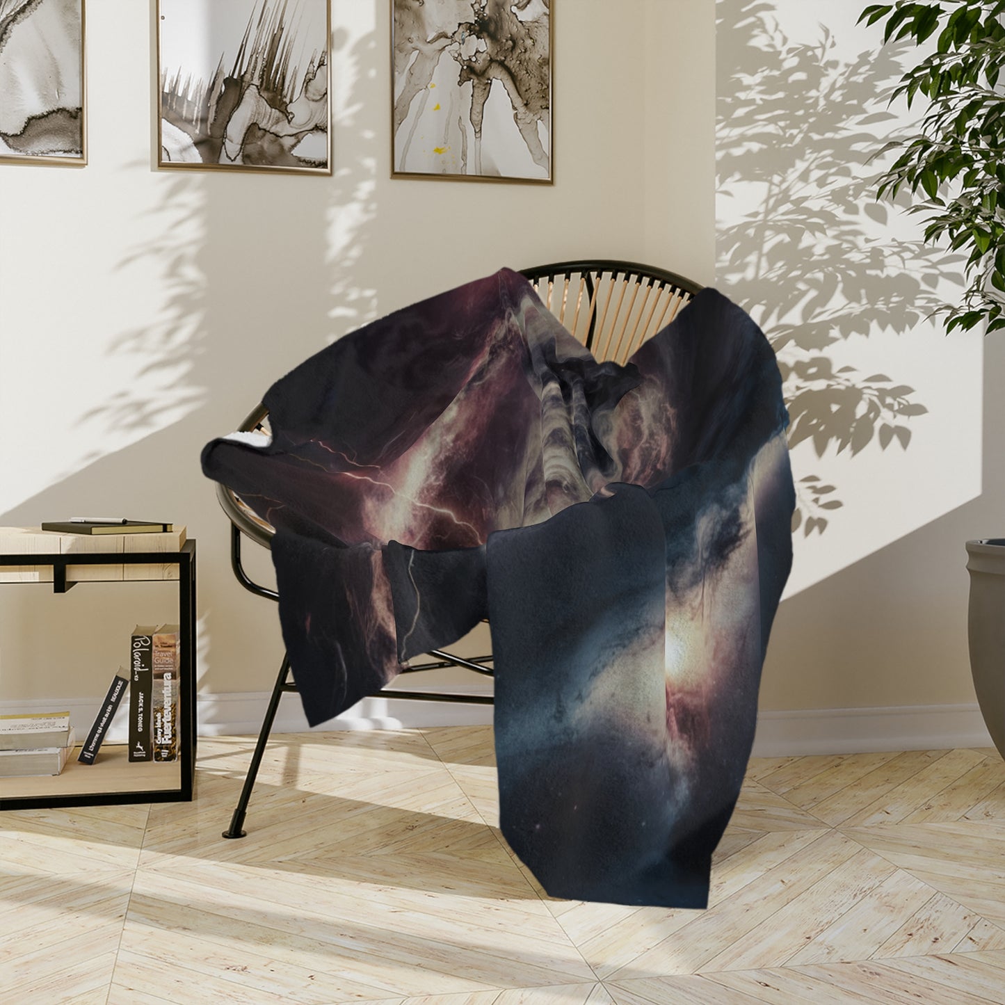 Nebula Storm Velveteen Blanket