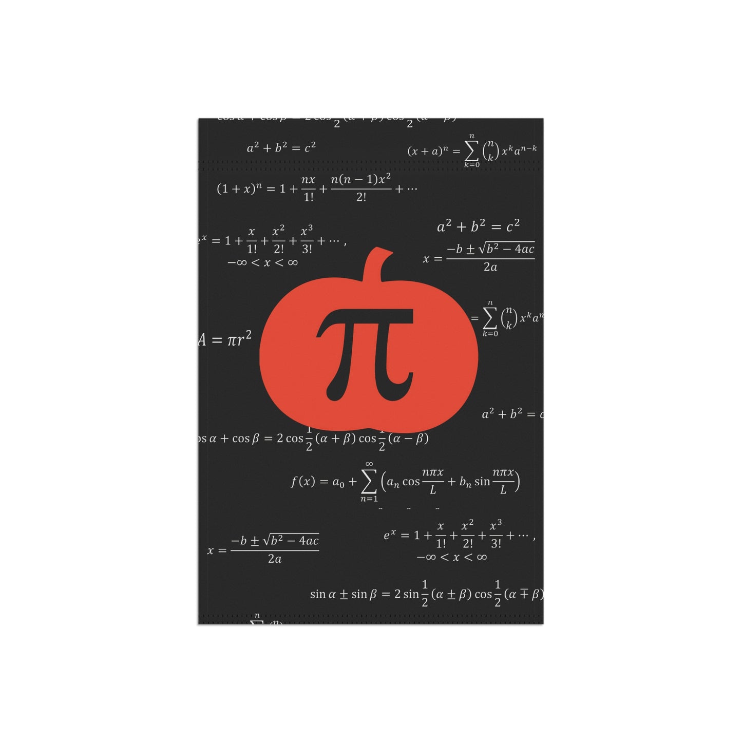 Pumpkin PI Garden Flag for Teachers