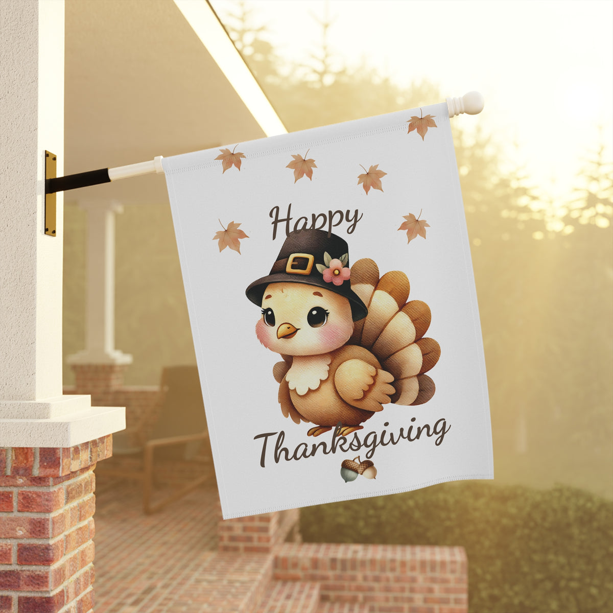 Happy Thanksgiving Garden Flag