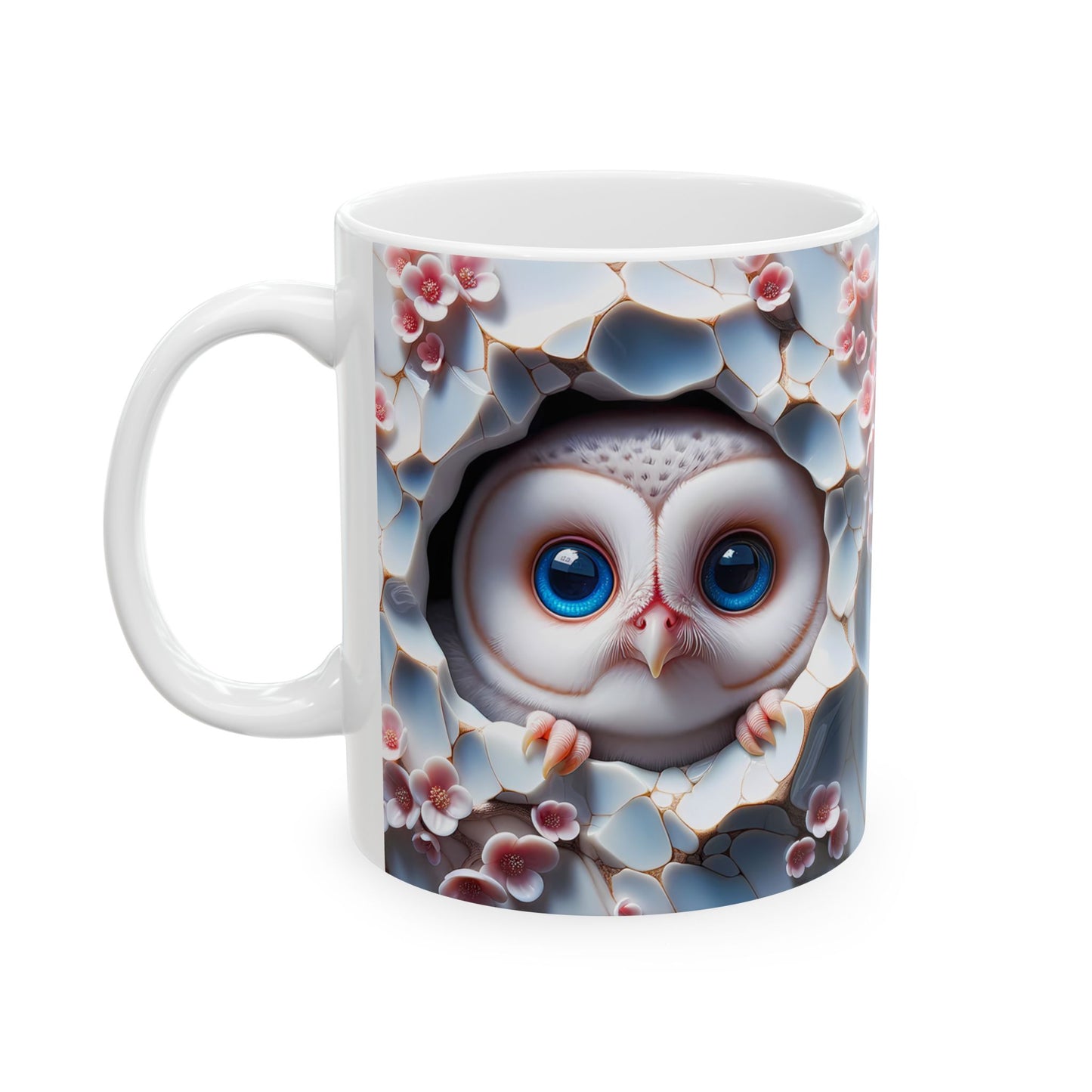 Adorable 3-D Baby Owl Hatching Coffee Mug