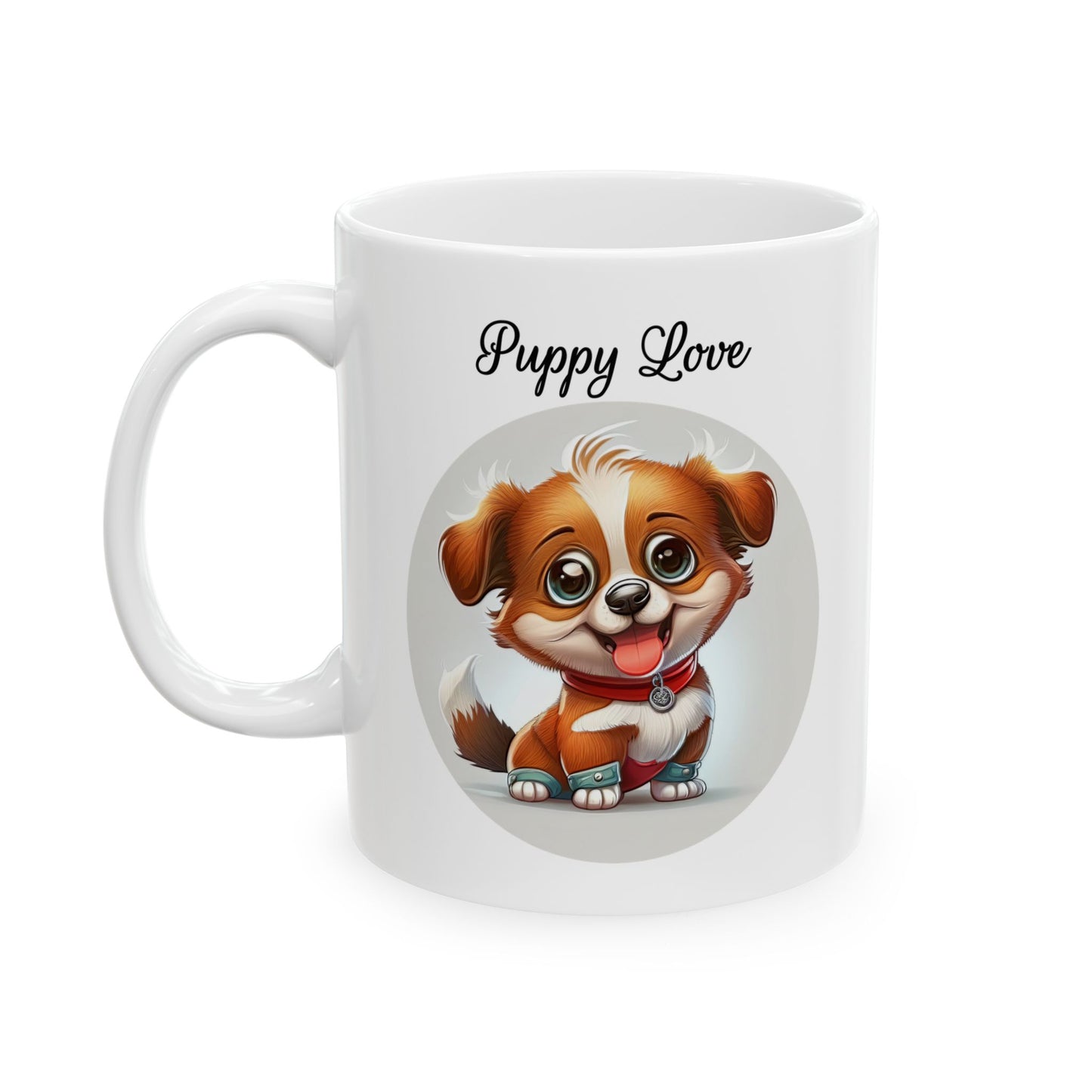 "Puppy Love" Adorable Dog Coffee Mug