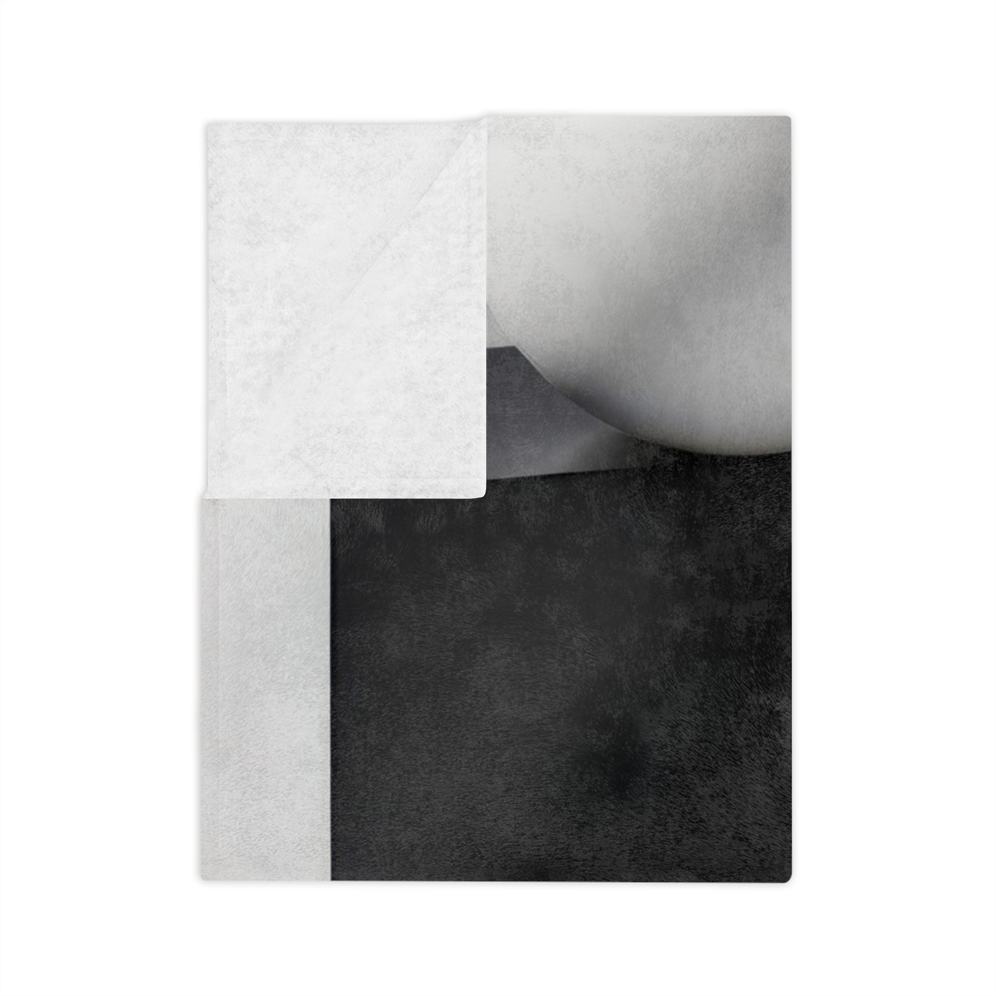 Modern Geometric Velveteen Blanket