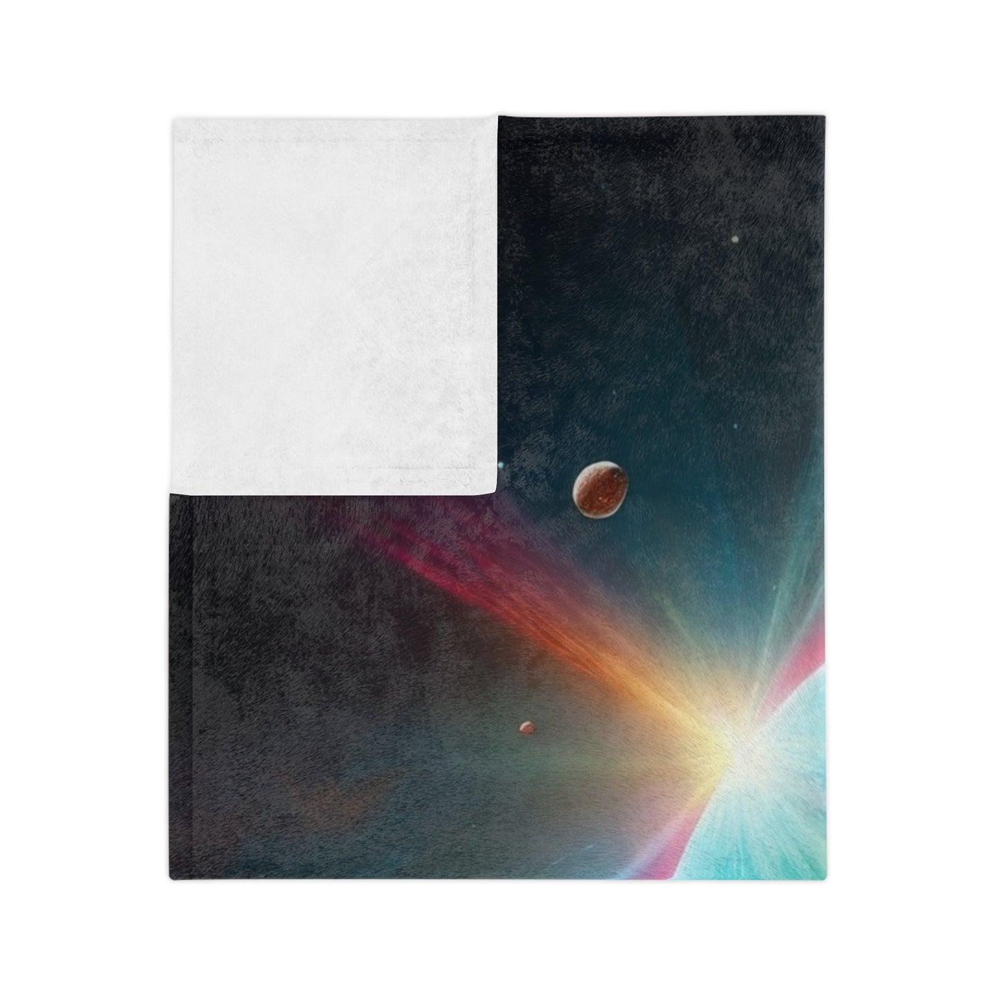 Celestial Orbit Velveteen Blanket