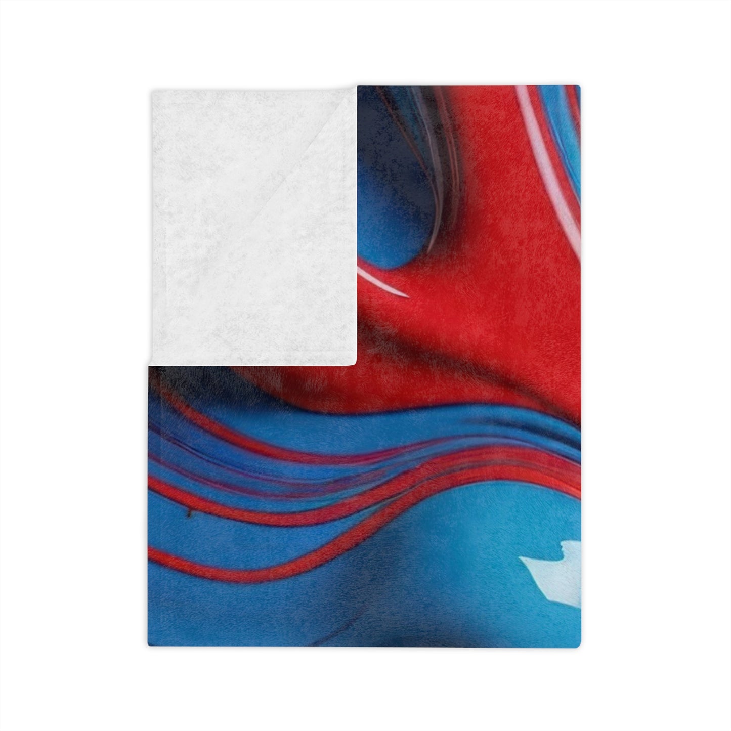 Vibrant Paint Drip Velveteen Blanket
