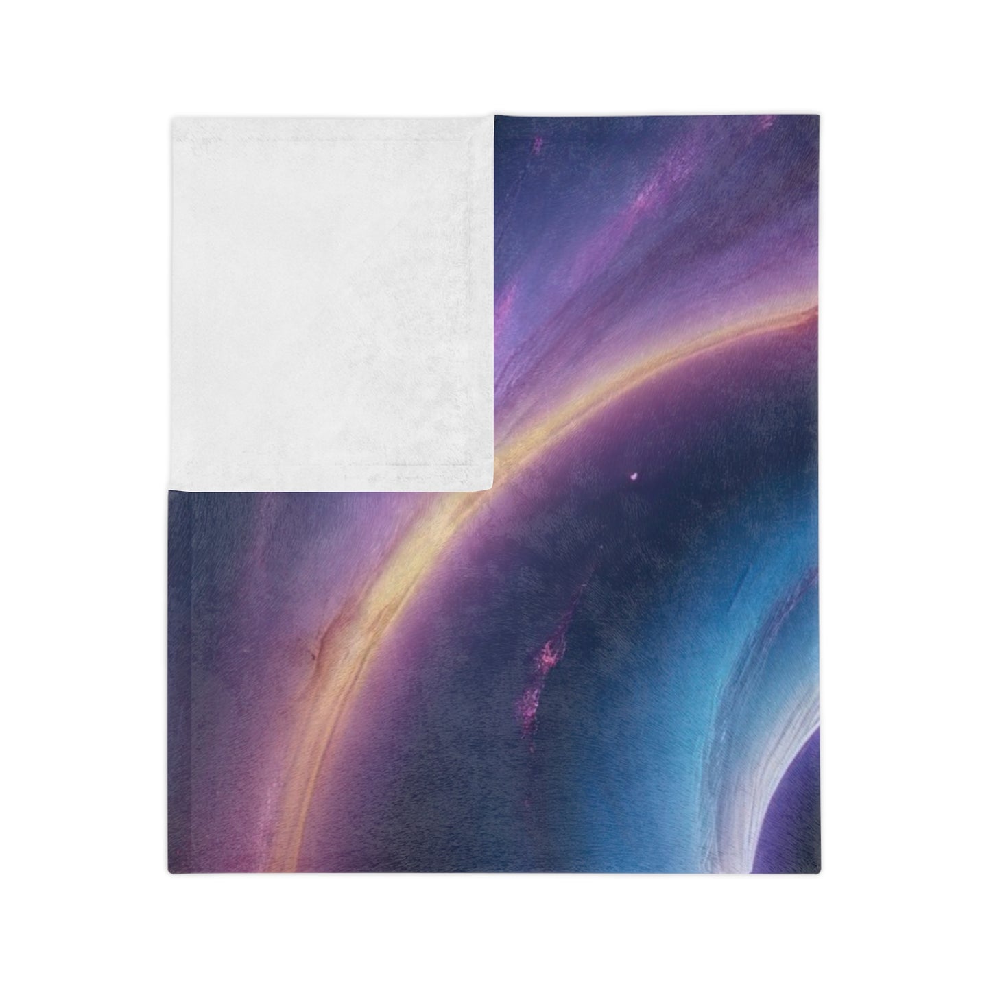 Soft Cosmos Velveteen Blanket