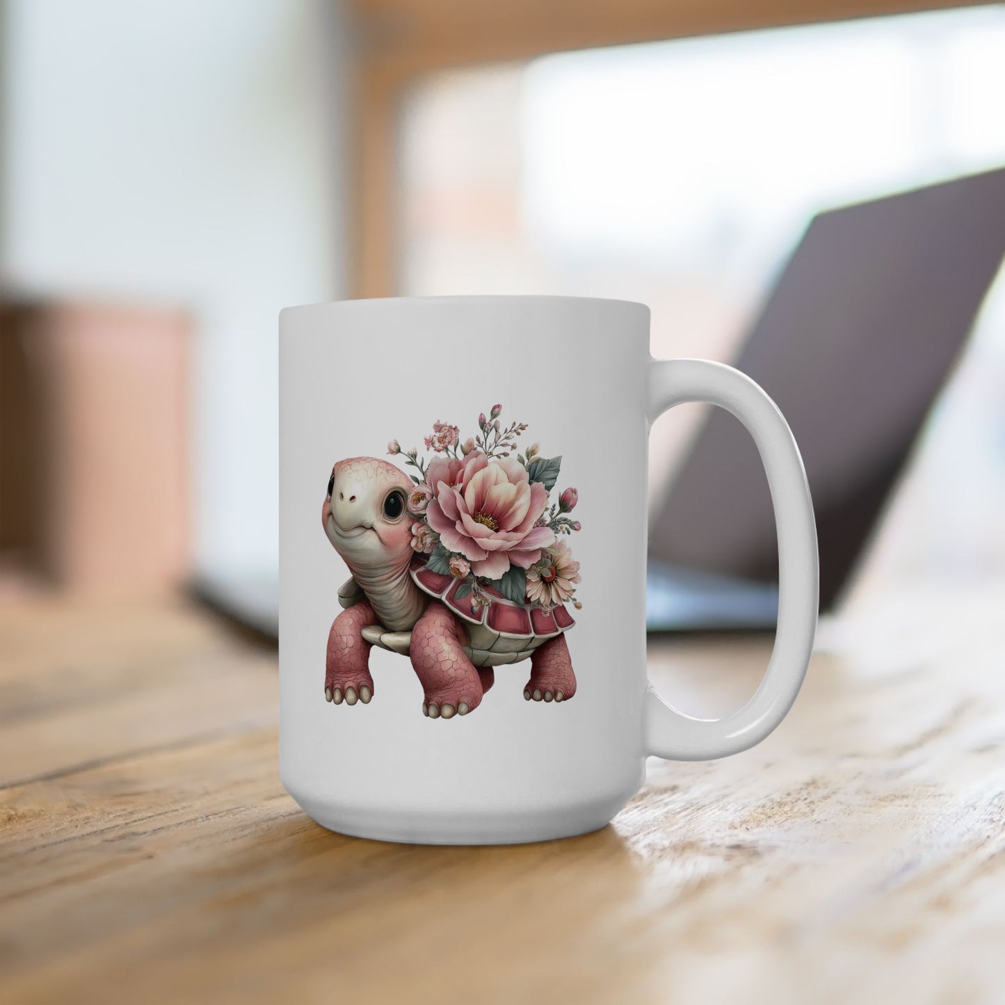 Cute Pink Turtle Coffee Mug