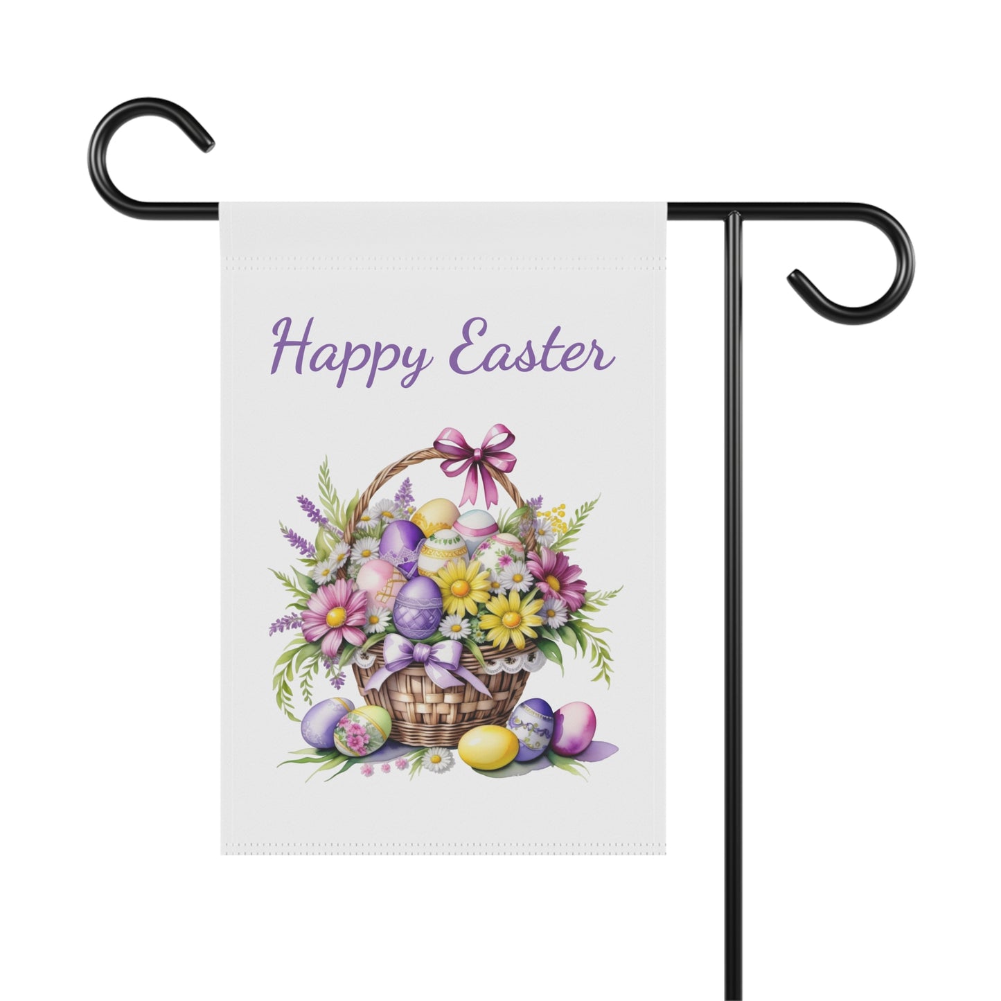 Beautiful Easter Basket Garden Flag