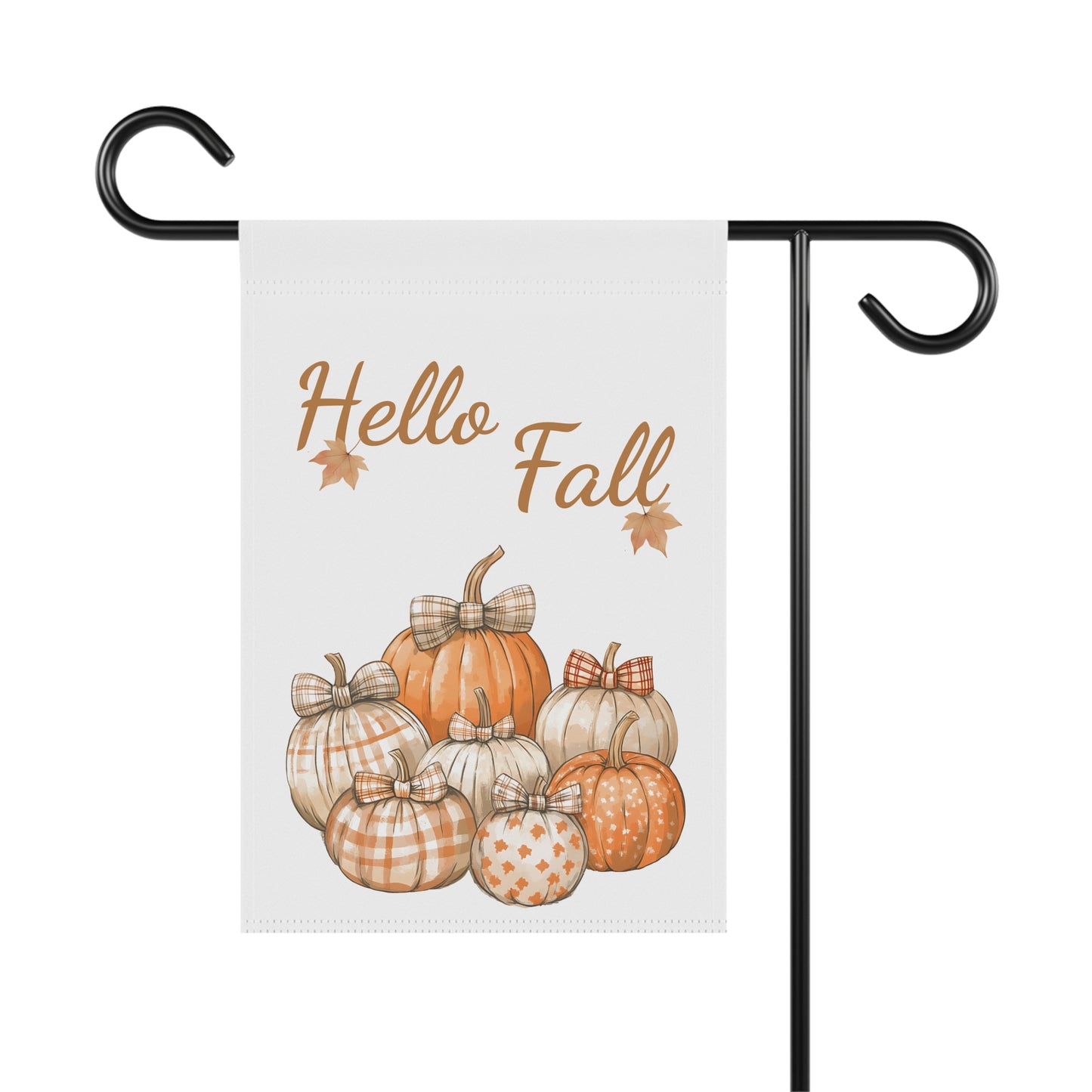 "Hello Fall" Pumpkin Patch Garden Flag