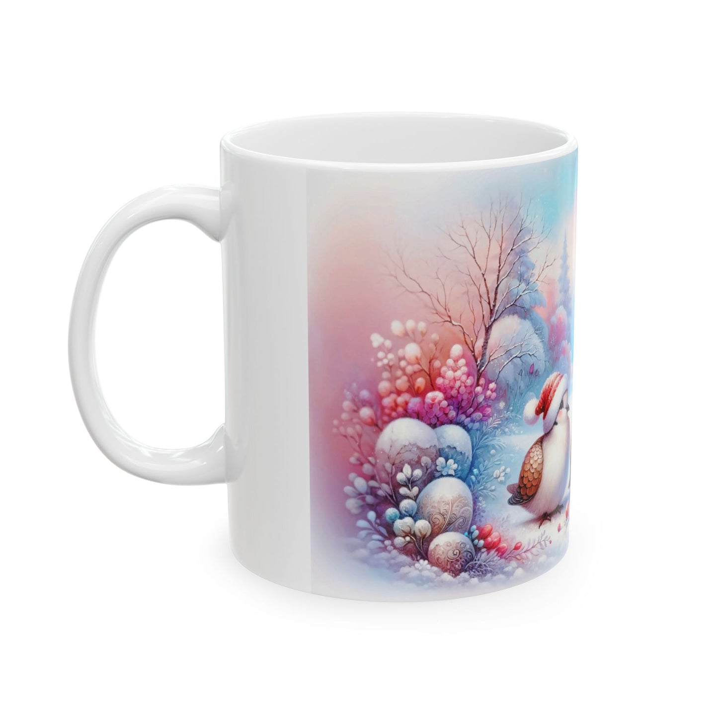 Cute Winter Birds Coffee Mug