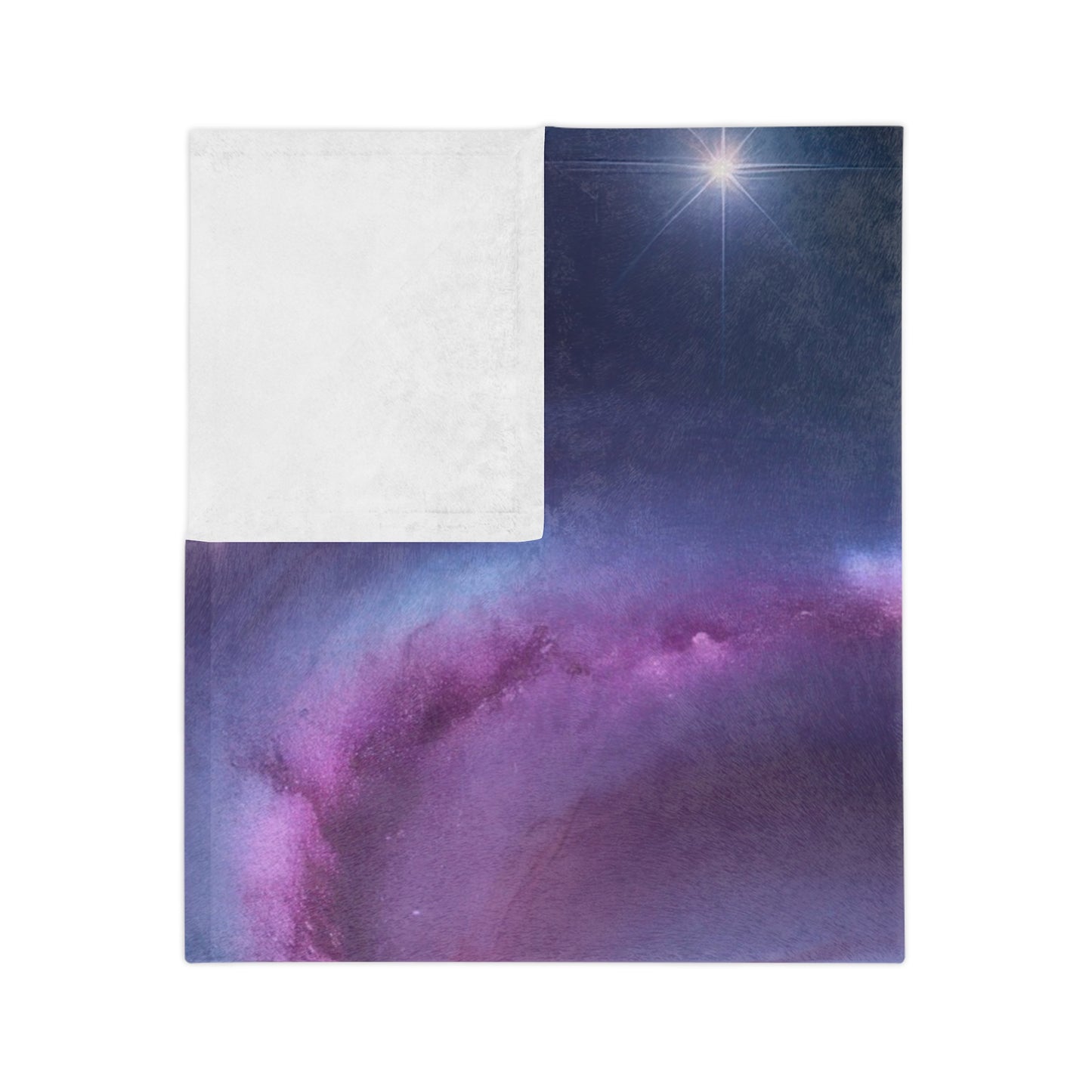 Galactic Spiral Velveteen Blanket