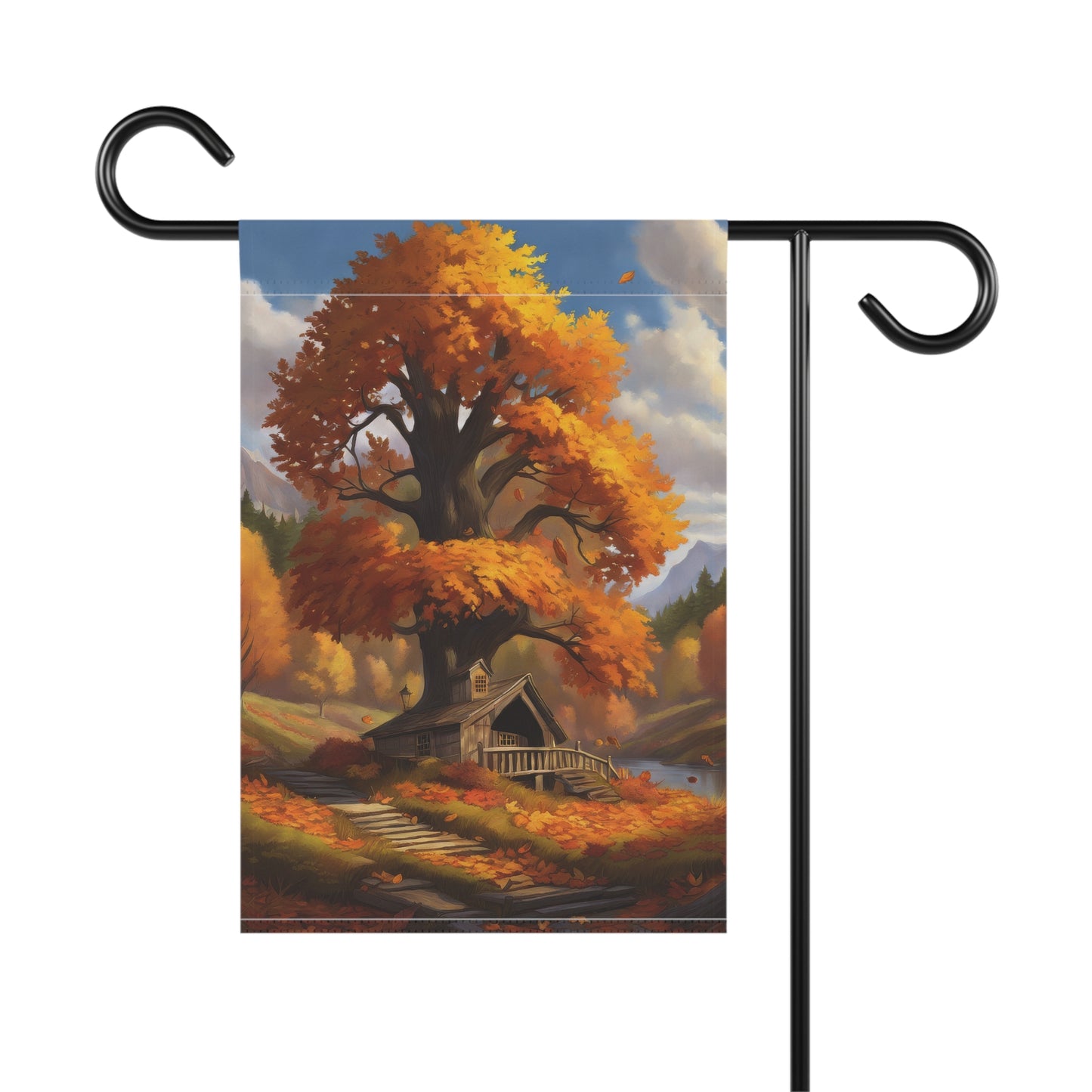 Autumn Scene Garden Flag