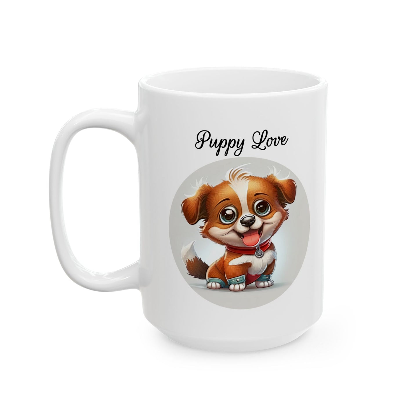 "Puppy Love" Adorable Dog Coffee Mug