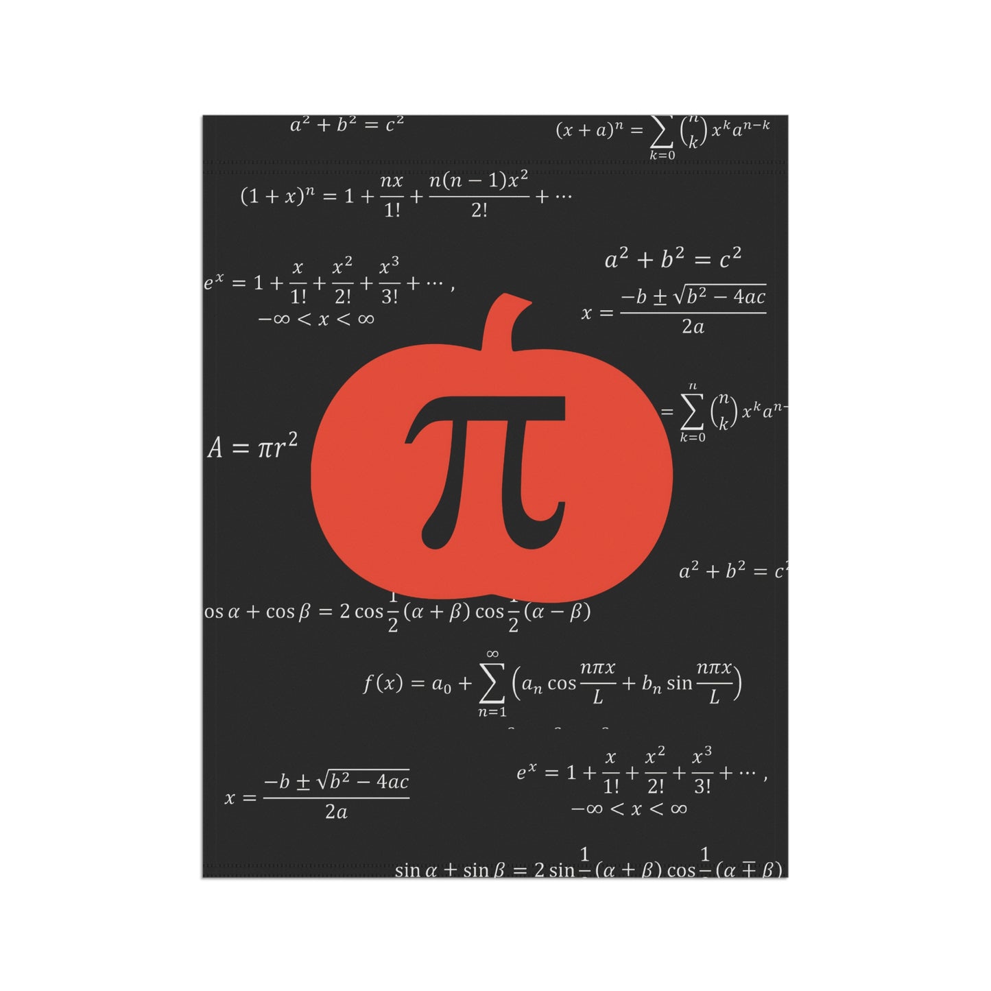 Pumpkin PI Garden Flag for Teachers