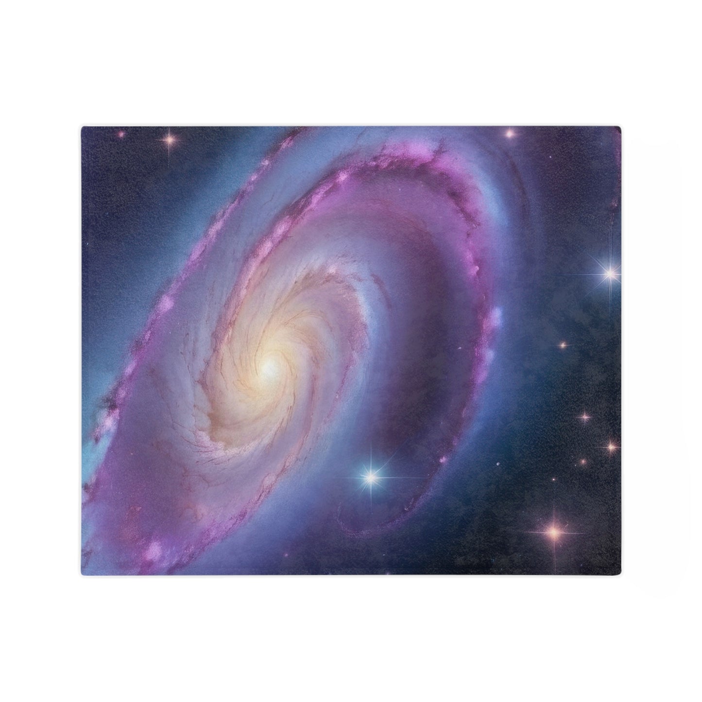 Galactic Spiral Velveteen Blanket