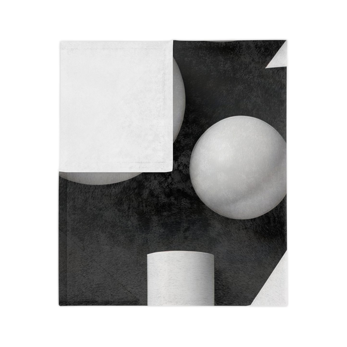3D Geometric Velveteen Blanket