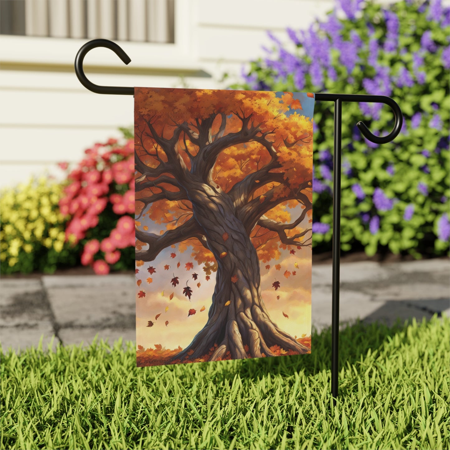 Autumn Tree Garden Flag