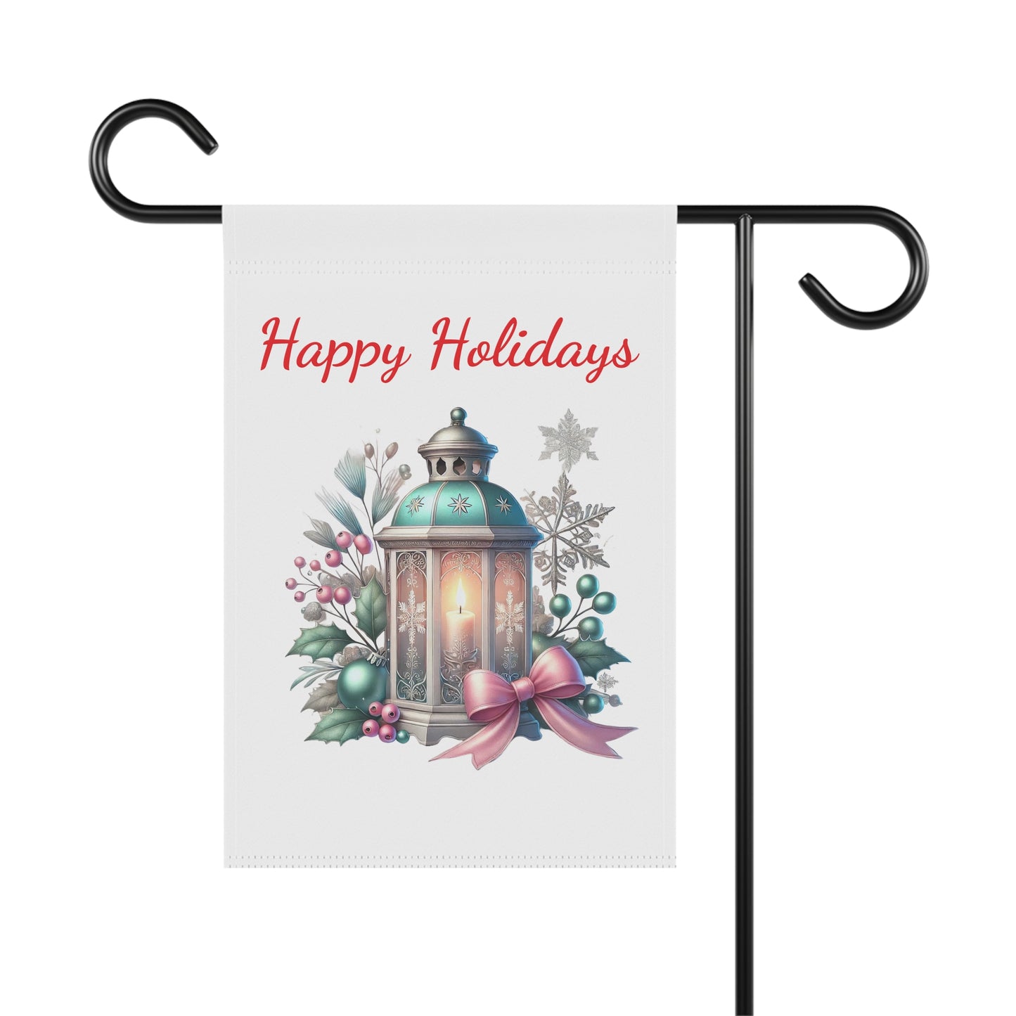 Christmas Lantern Garden Flag