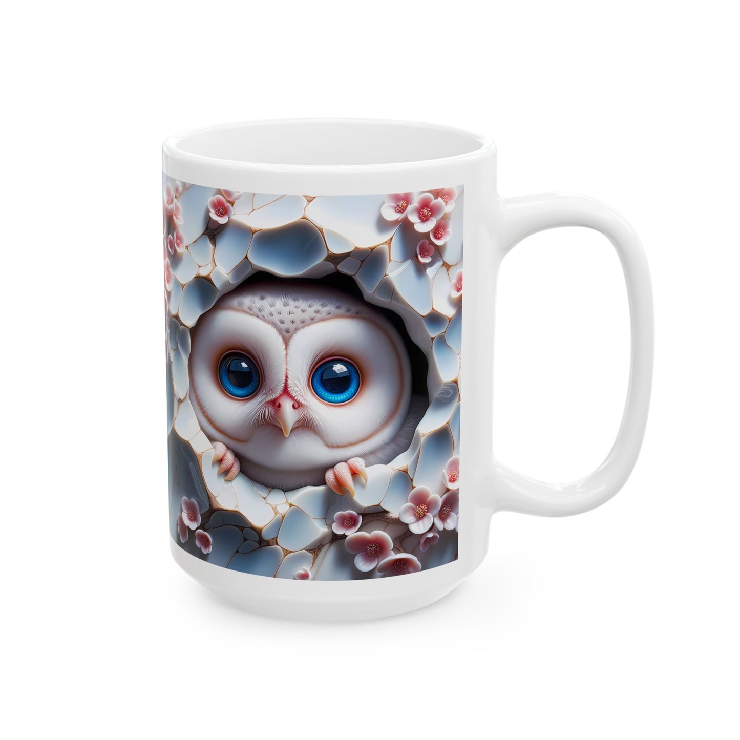 Adorable 3-D Baby Owl Hatching Coffee Mug