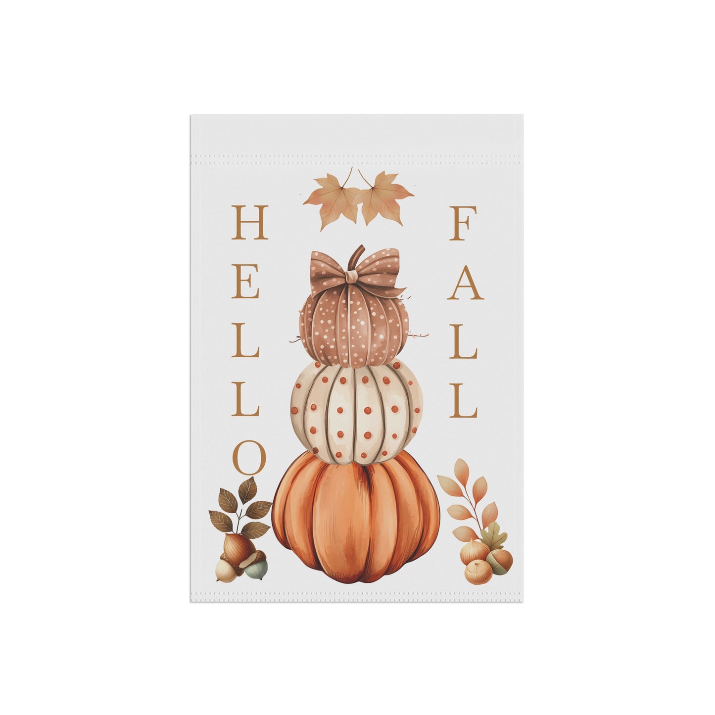 Hello Fall Pumpkin Garden Flag