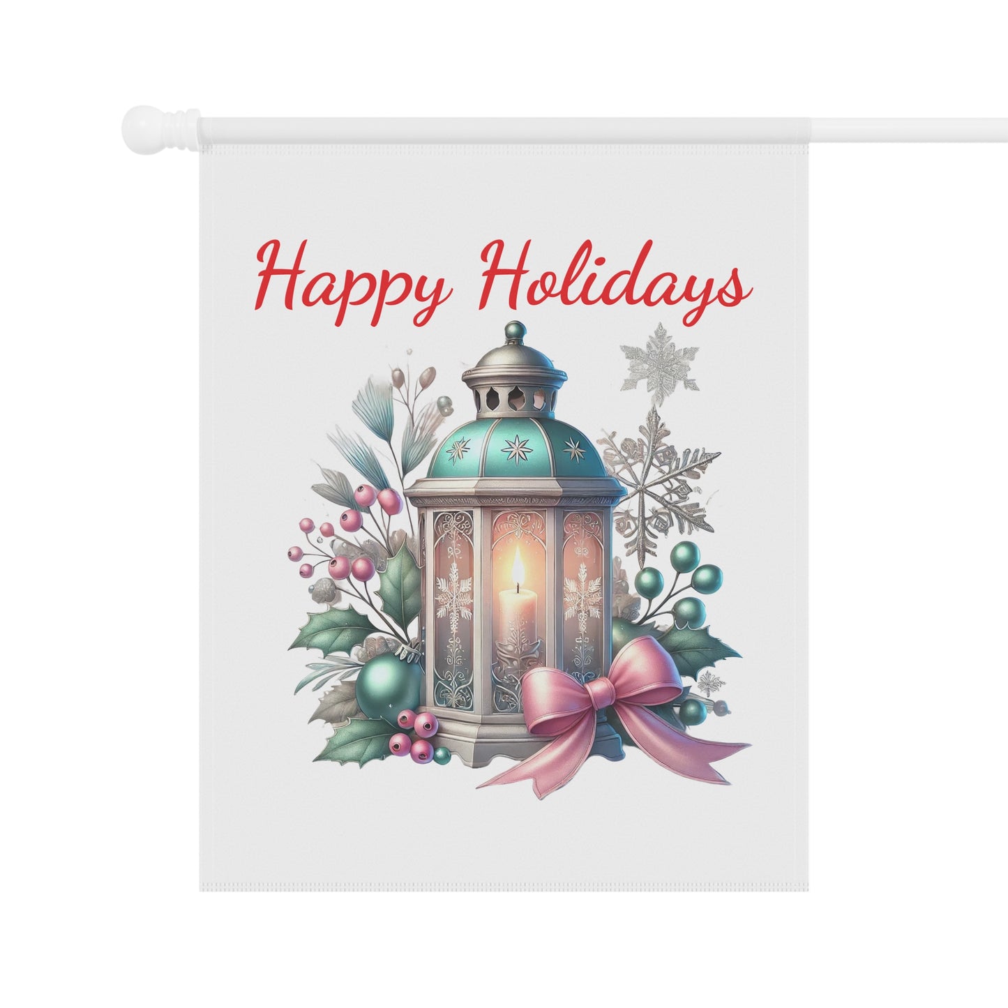 Christmas Lantern Garden Flag