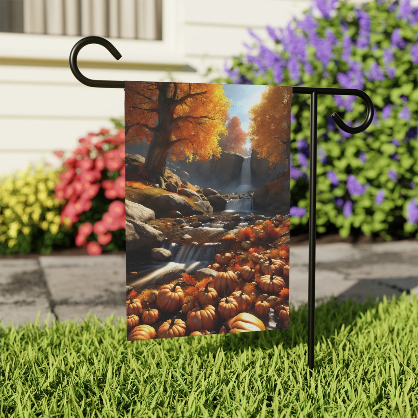 Colorful Fall Garden Flag/House Banner