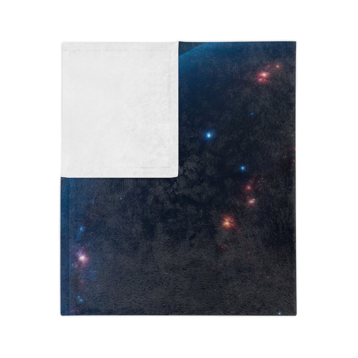 Galactic Planet Velveteen Throw