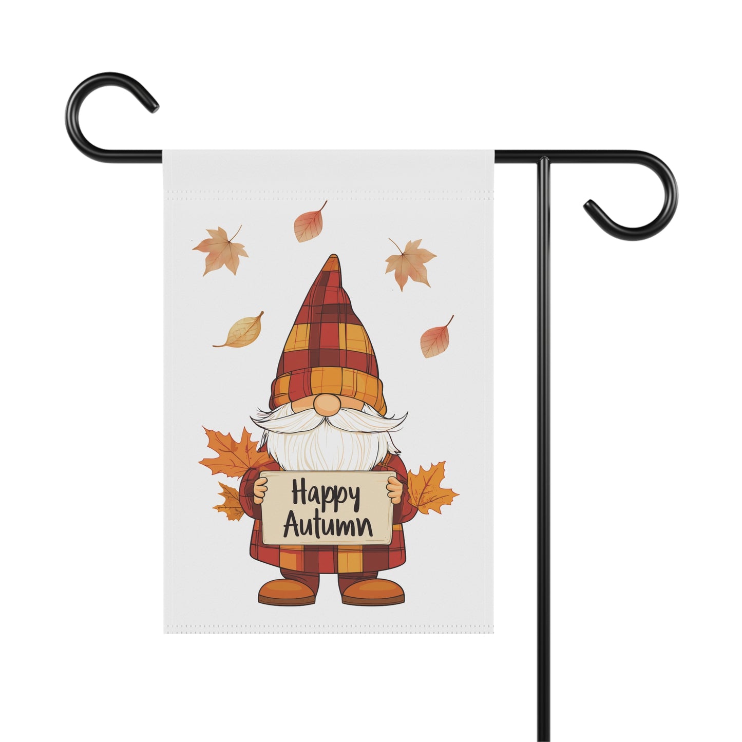 Happy Autumn Gnome Garden Flag