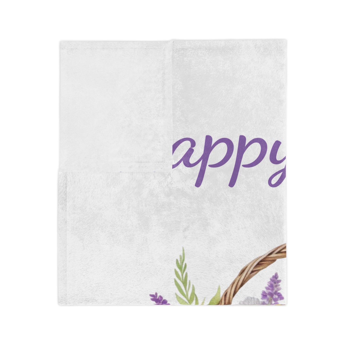 Beautiful Easter Soft Lightweight Velveteen Blanket