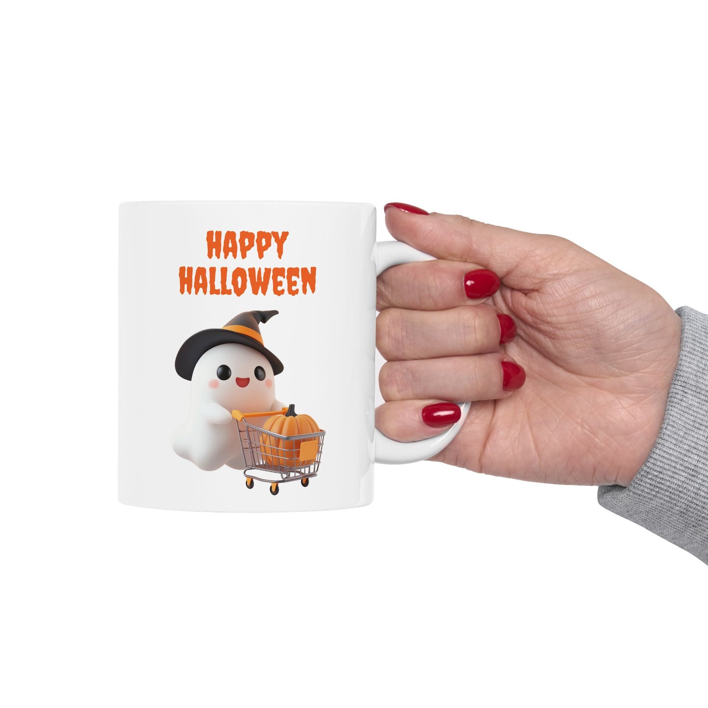 Little Ghost & Jack-O'-Lantern Coffee Cup