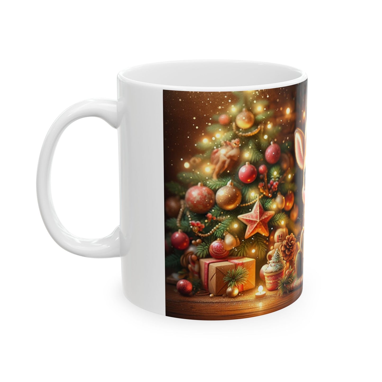 Cute Reindeer Christmas Mug
