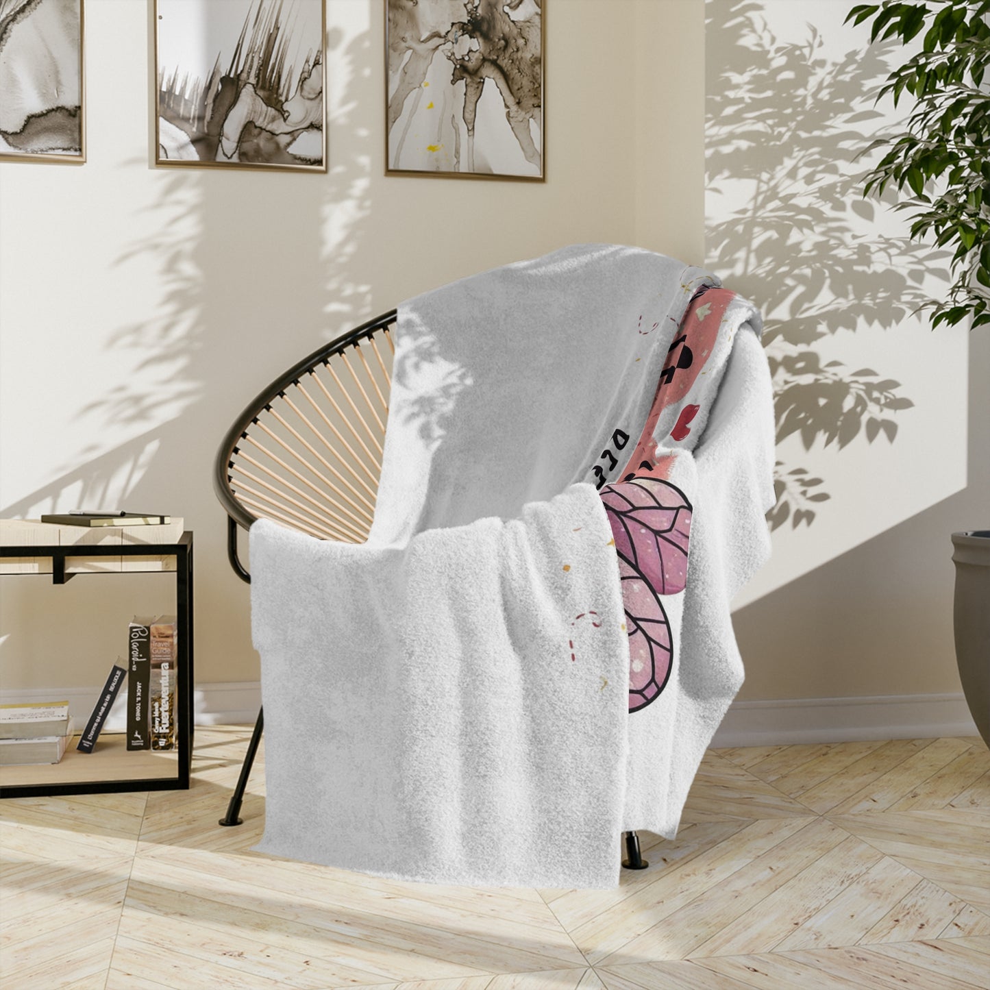 "Honey Bee Mine" Velveteen Blanket