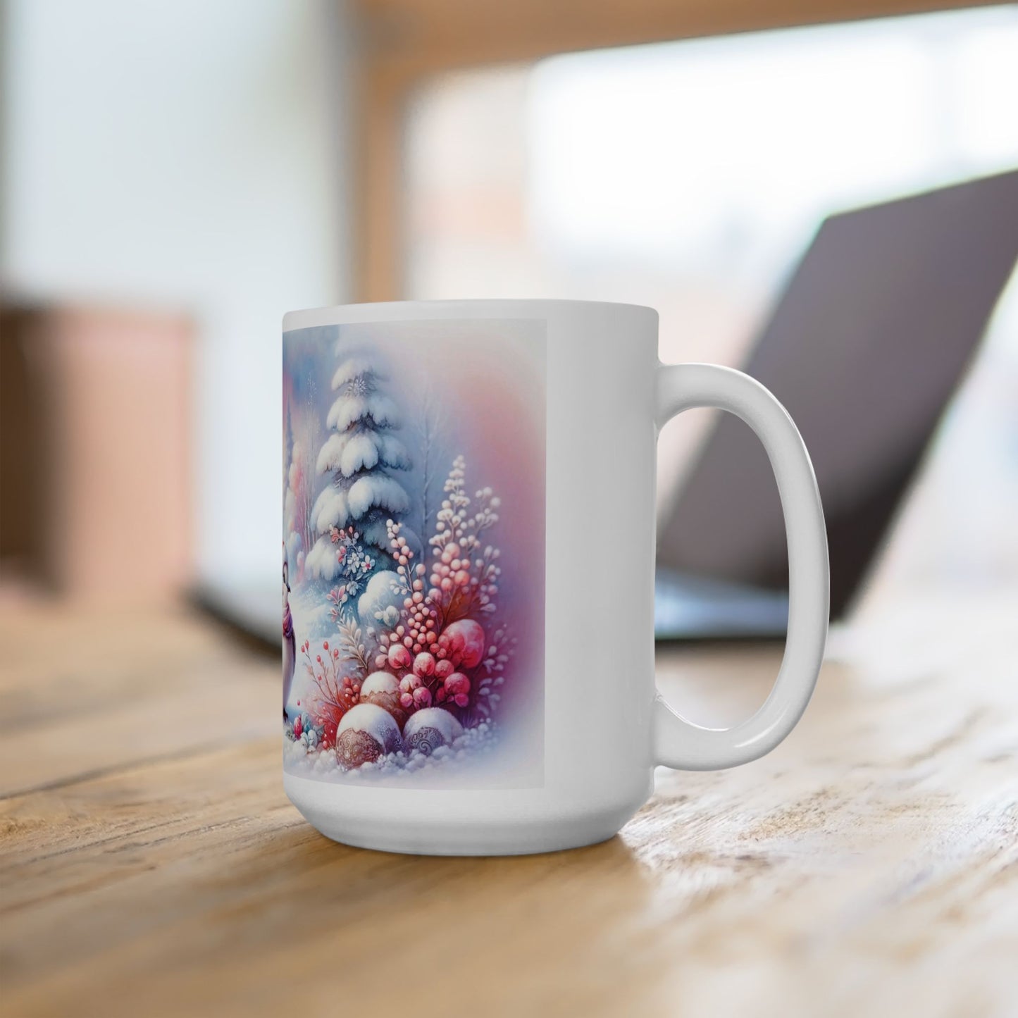 Cute Winter Birds Coffee Mug