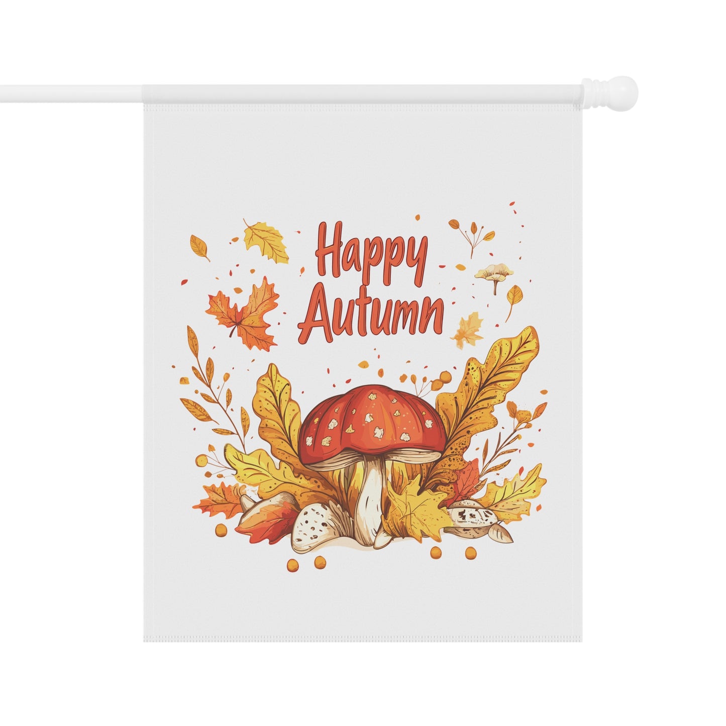 Cozy Autumn Garden Flag