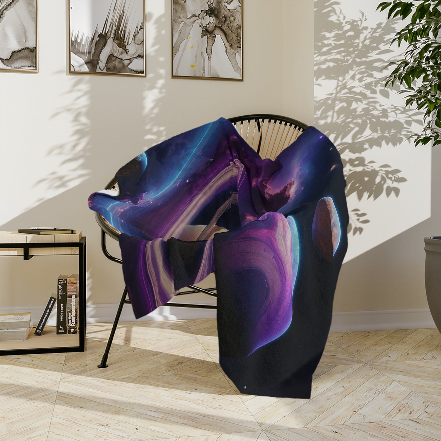Nebula Dreamscape Velveteen Blanket