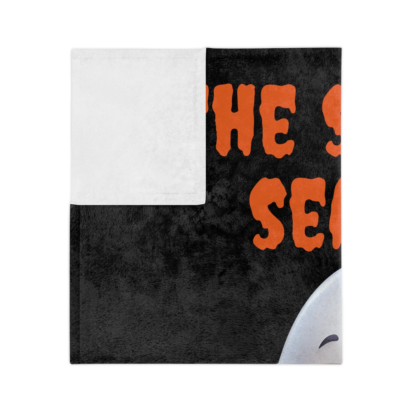 "The Spooky Season" Adorable Ghost Halloween Plush Blanket -