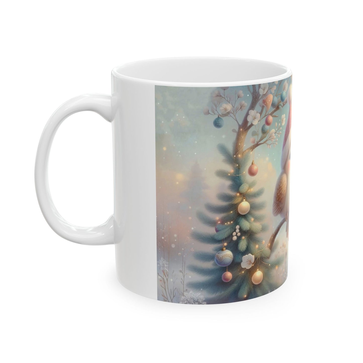 Cute Christmas Bird Coffee Mug