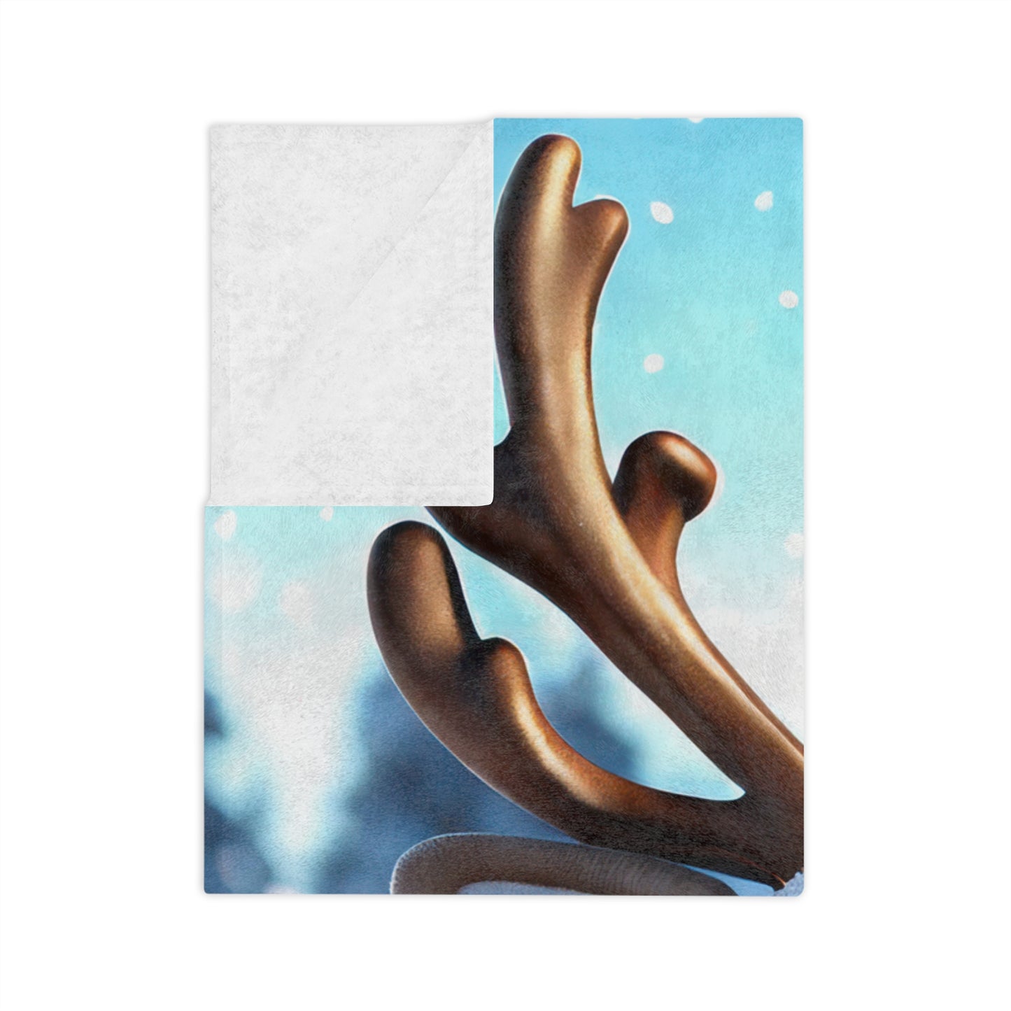 Precious Reindeer Velveteen Plush Blanket