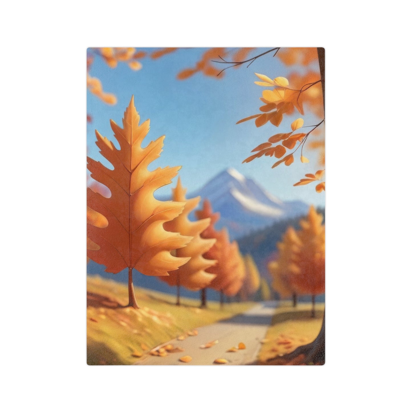 Autumn Velveteen Blanket