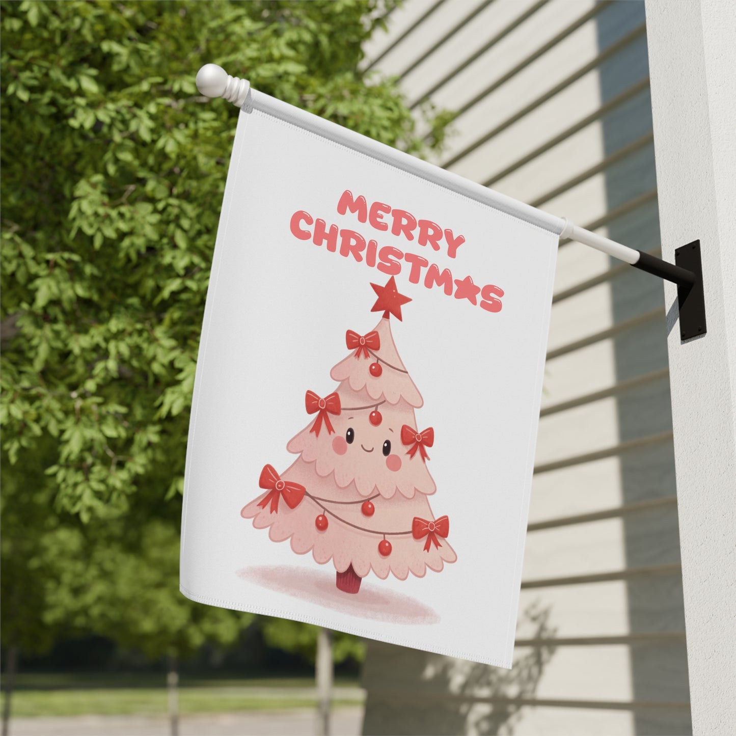 Adorable Christmas Tree Garden Flag