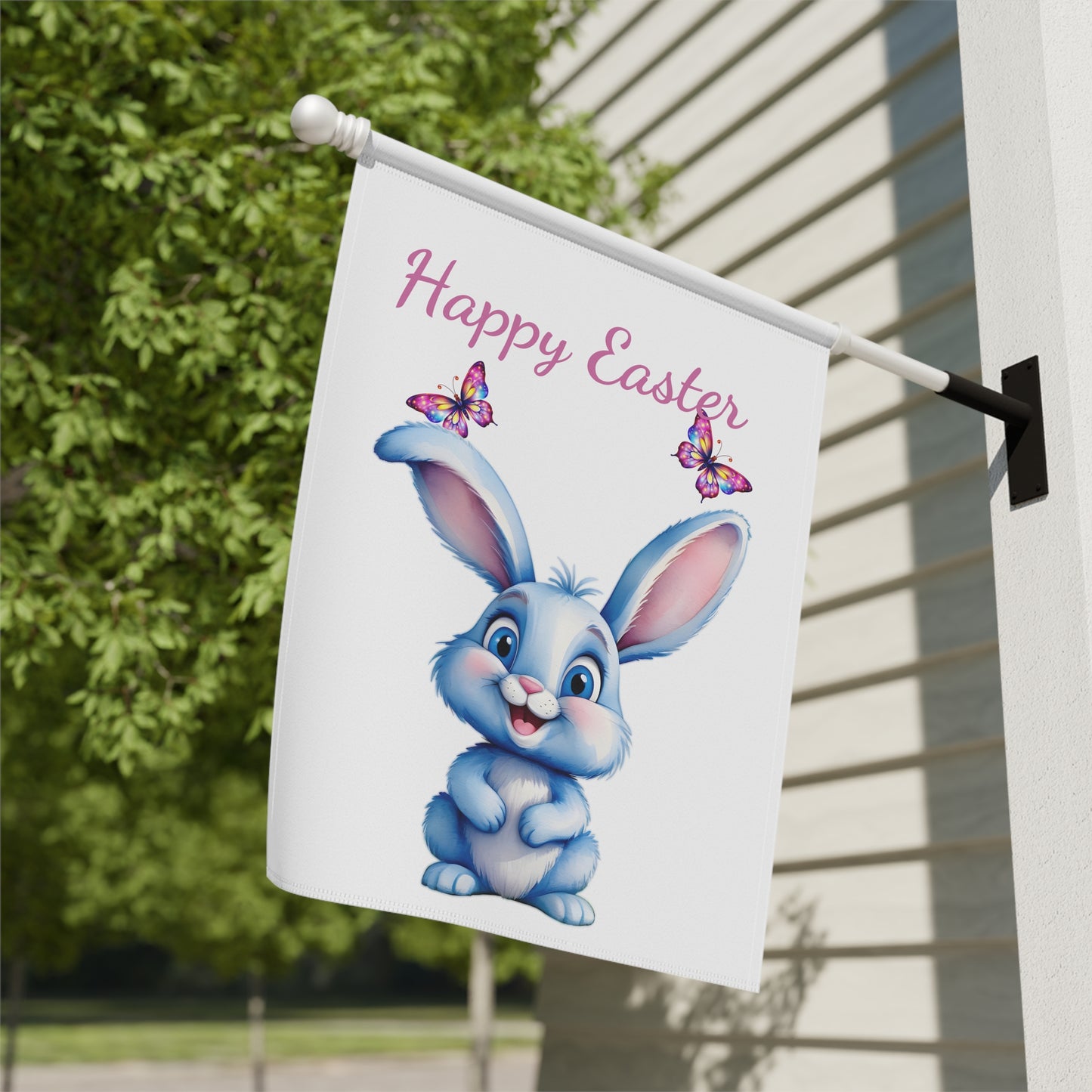 Happy Easter Bunny Garden Flag