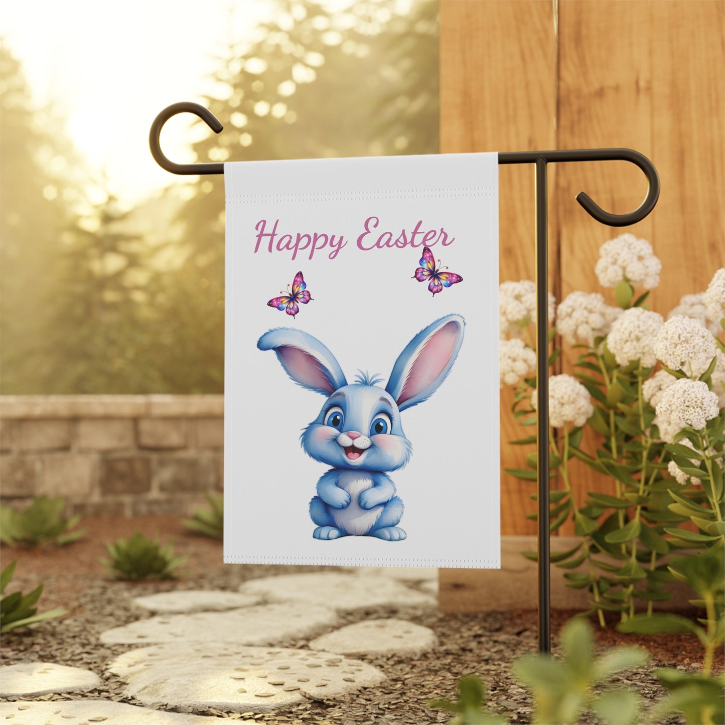 Happy Easter Bunny Garden Flag