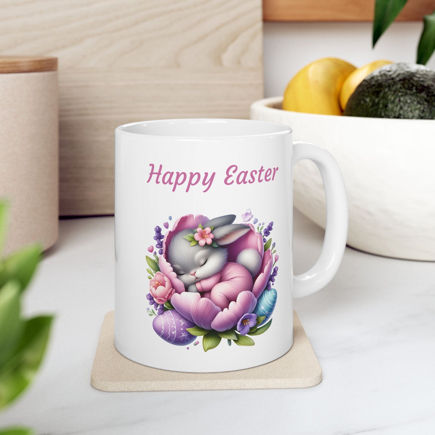 Adorable Baby Bunny Coffee Mug