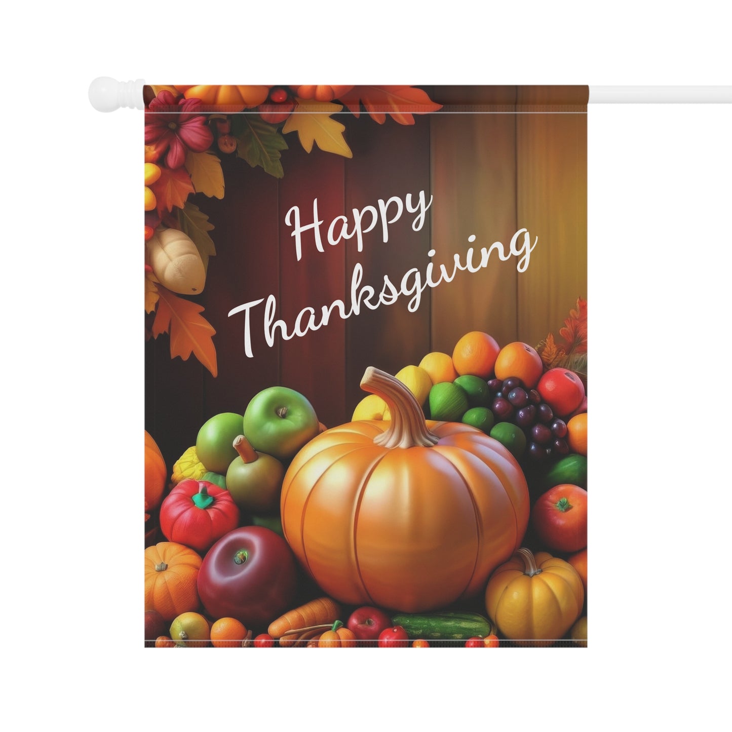 Happy Thanksgiving Garden Flag
