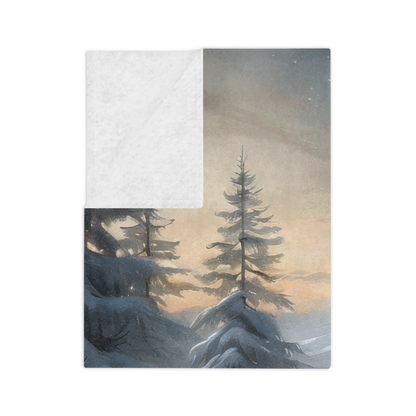 Festive Lodge Velveteen Blanket