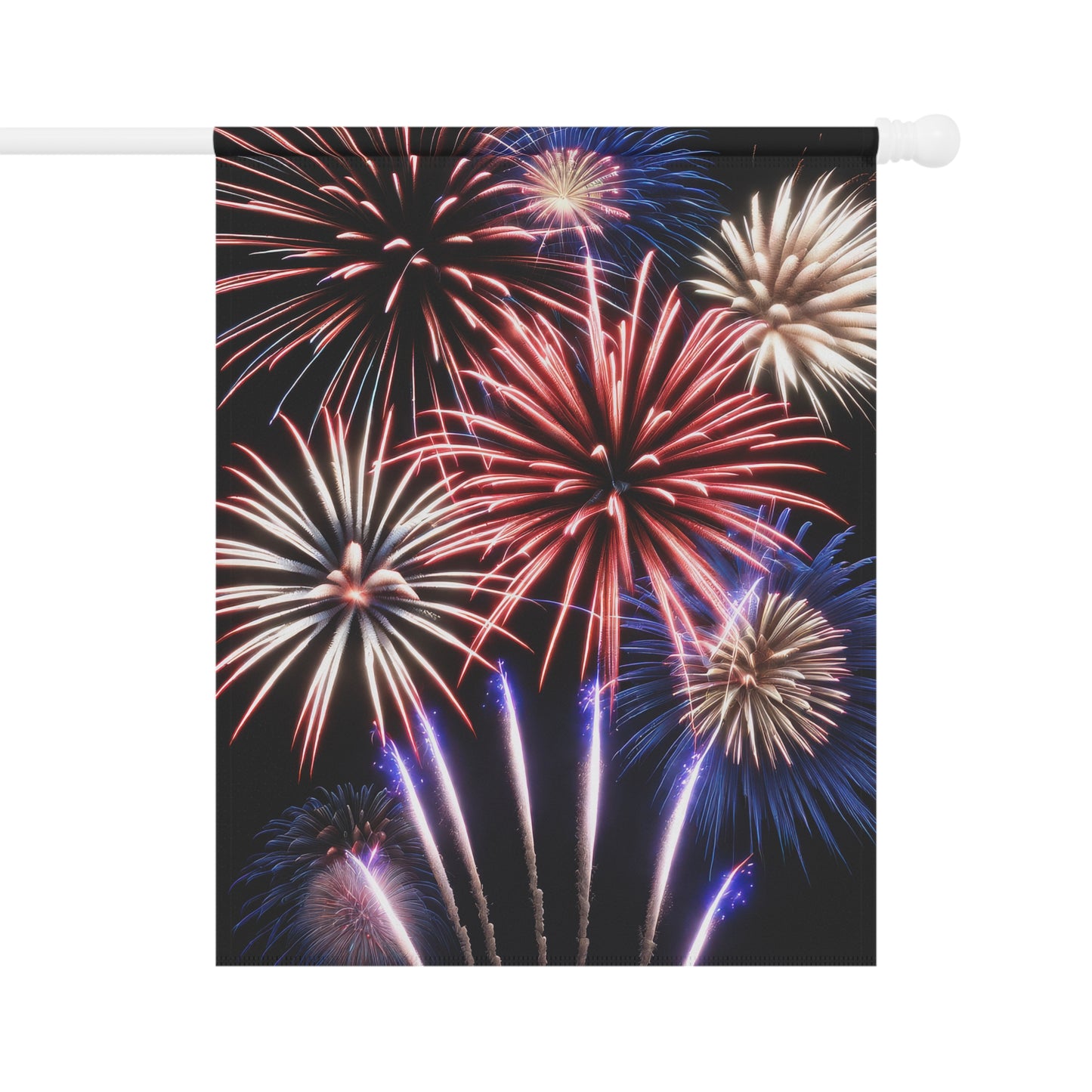 Beautiful Fireworks Garden Flag/House Banner