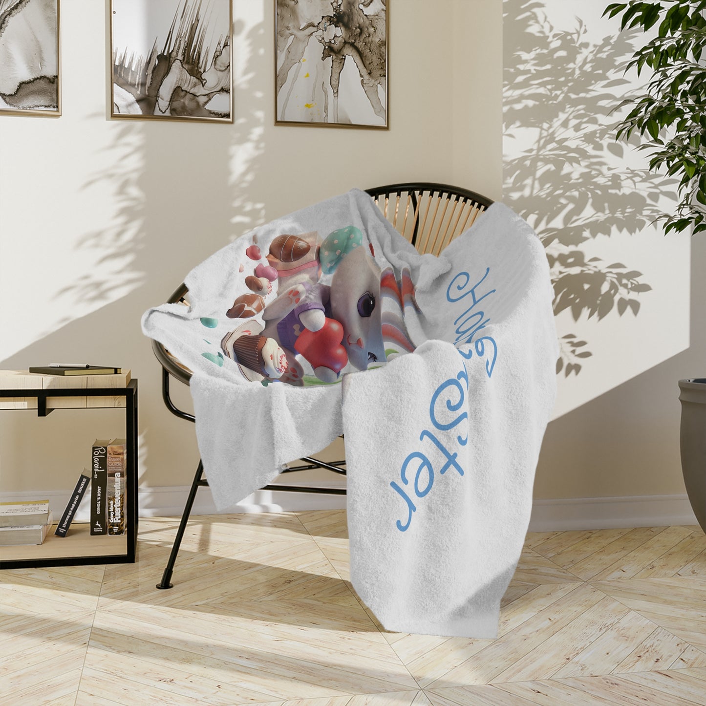 Precious Easter Bunnies Velveteen Blanket