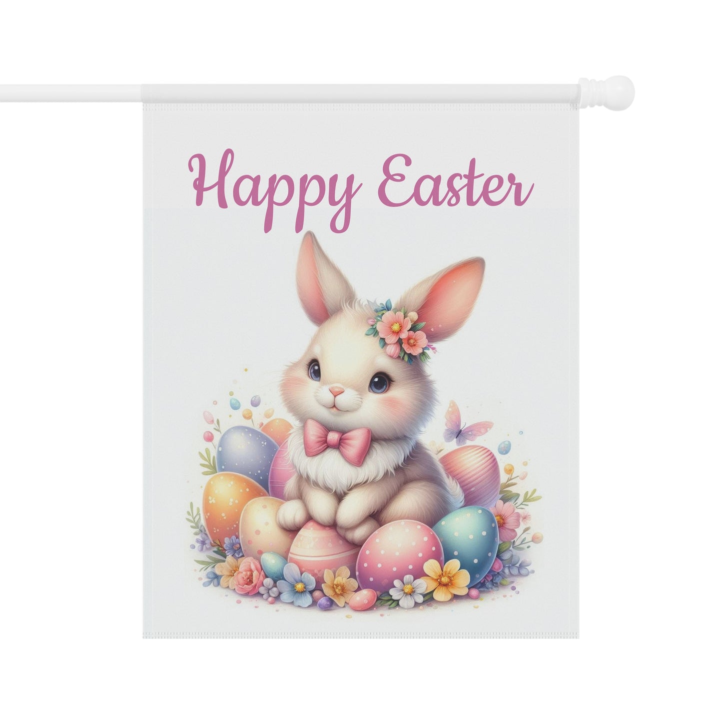 Happy Easter Bunny Garden Flag