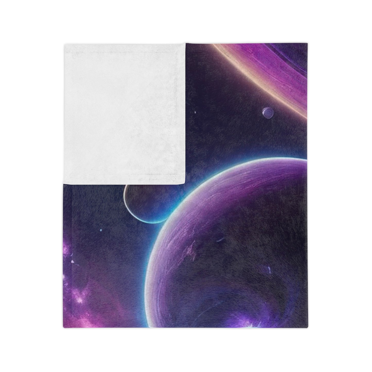 Cosmic Expanse Velveteen Blanket